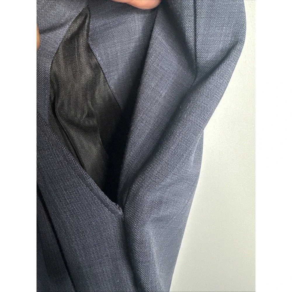 Michael Kors Dress Pants Mens 33Wx30L Blue‎ Dress  Pants Classic Slacks - Picture 4 of 15